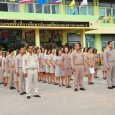 นายสมพงษ์ โรจน์ภัทรพงศ์ ผู้อำนวยการสำนักงานเขตพื้นที่การศึกษาประถมศึกษามหาสารคาม เขต 3 นำข้าราชการและบุคลากรในสำนักงาน เคารพธงชาติ สวดมนต์ไหว้พระ และกล่าวคำปฏิญญา เสริมสร้างเครือข่ายความซื่อสัตย์สุจริต  ในกิจกรรมเสริมสร้างคุณธรรมจริยธรรมและธรรมาภิบาล “ป้องกันการทุจริต” (ภายใต้ชื่อเขตสุจริต) ระดับเขตพื้นที่การศึกษา เพื่อความมั่นคง และดำรงความเป็นชาติไทย  เมื่อวันจันทร์ที่ 15 สิงหาคม 2559 เวลา 08.30 น. ที่บริเวณหน้าเสาธง สพป.มหาสารคาม เขต 3 มีกลุ่มบริหารงานบุคคลเป็นเจ้าภาพเชิญธง นายประสพสุข หีบแก้ว […]