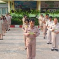 วันที่ ๑๘ มีนาคม ๒๕๖๒ สำนักงานเขตพื้นที่การศึกษาประถมศึกษามหาสารคาม เขต ๓ ดำเนินกิจกรรมเขตพื้นที่สุจริต ประกอบด้วยการเข้าแถวเคารพธงชาติ การสวดมนต์ไหว้พระ และการกล่าวคำปฏิญาณการเป็นข้าราชการที่ดี เป็นประจำทุกวันจันทร์ เพื่อสร้างความรัก สามัคคี รู้หน้าที่ มีระเบียบวินัย ปลูกจิตสำนึกในความเป็นไทย ณ บริเวณด้านหน้าเสาธง สพป.มหาสารคาม เขต๓ อ.โกสุมพิสัย จ.มหาสารคาม     